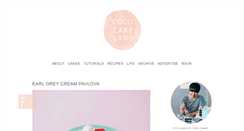 Desktop Screenshot of cococakeland.com