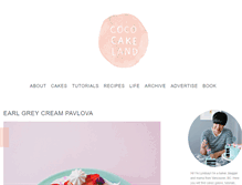 Tablet Screenshot of cococakeland.com